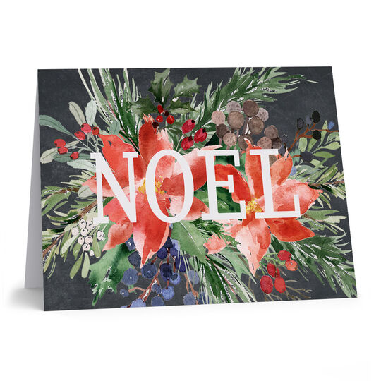 Noel Folded Holiday Cards